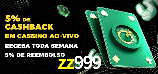 Promoções do cassino ao Vivo zz999
